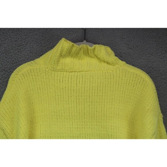 Philosophy Long Sleeve Mock Neck Yellow Sweater-Size Large-Very Soft - Picture 10 of 10